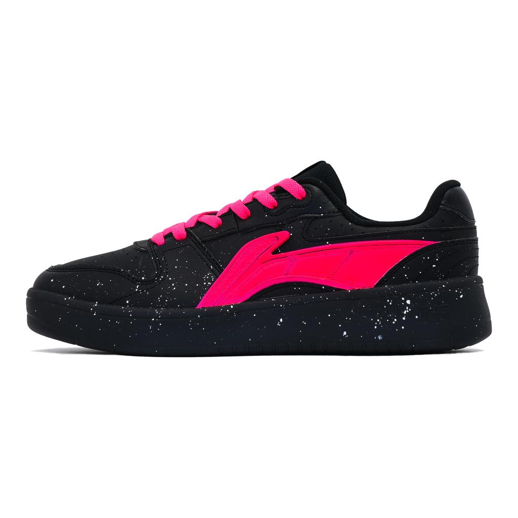 Li Ning Sycee V2 Lightweight Height Increasing Low top Skateboard Shoes Men's Black Pink AGCU515-5(Team282-)