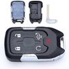 Car Key Fob Shell Case Housing Replacement for GMC Sierra 2019 2020 2021 for Chevy Silverado 2019 2020 HYQ1EA HYQ1ES 5 Buttons,Just a Key Shell