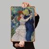 Impressionist Renoir Dance Art Custom Metal Tin Painting Vintage Home Wall Decor for Living Room