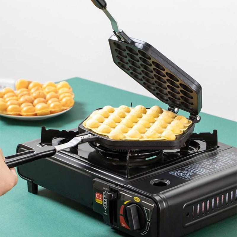 Practical Nonstick Waffles Maker Plate Convenient Fixed Molds Bubble Eggs Cake Oven Breakfast Machine Cake Making Plate