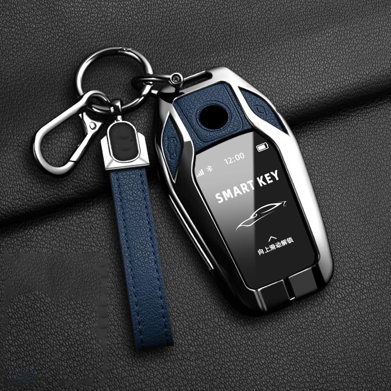 Husă Carcasă Cheie Auto Aliaj Zinc Pentru Bmw Seria 1 3 5 7 X1 X3 X5 X6 X7 F30 G20 F34 F31 G30 G01 F15 G05 I3 M4 Seria Accesorii