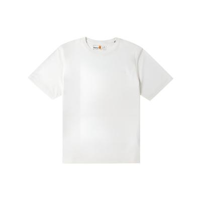 Solid Color Breathable Round Neck Short Sleeve T-Shirt Men Tops White A2QB7-CM9