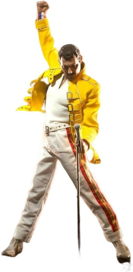 

Figure QUEEN Freddie Mercury Jacket 2 types of heads costume included [Win.C Studio] 1/6 Yellow Ver. & Body жовтий