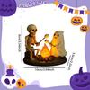 Halloween Campfire Night Light Gift Collection Skeleton Figurine Tabletop Ornament for
