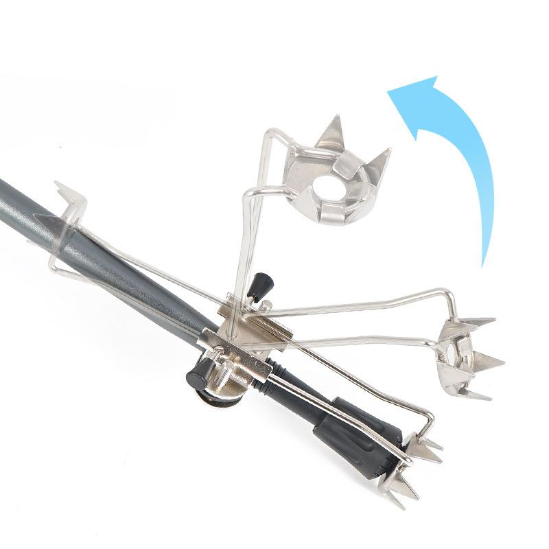 Trekking Pole Tip Ice Spike Winter Outdoor Snow Hiking Cane Ice Tip Attachment With Stainless Steel Studs For Trekking Pole