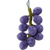 SBSGV Trauben Plüschtiere Frucht Essen Gewicht Stofftier Plüsch Dekoration Niedliches Autozubehör Rückspiegel Hängedekoration Kinder Frauen