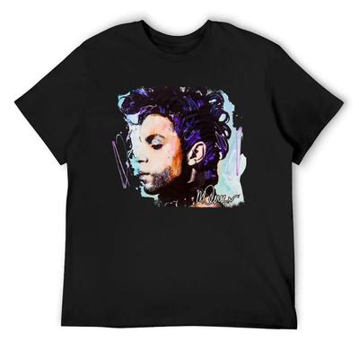 Prince – Iconic Music Legend Portrait Artwork T-Shirt Vintage Graphic Tee T-shirts Oversize Funny Costumes T-shirt Men