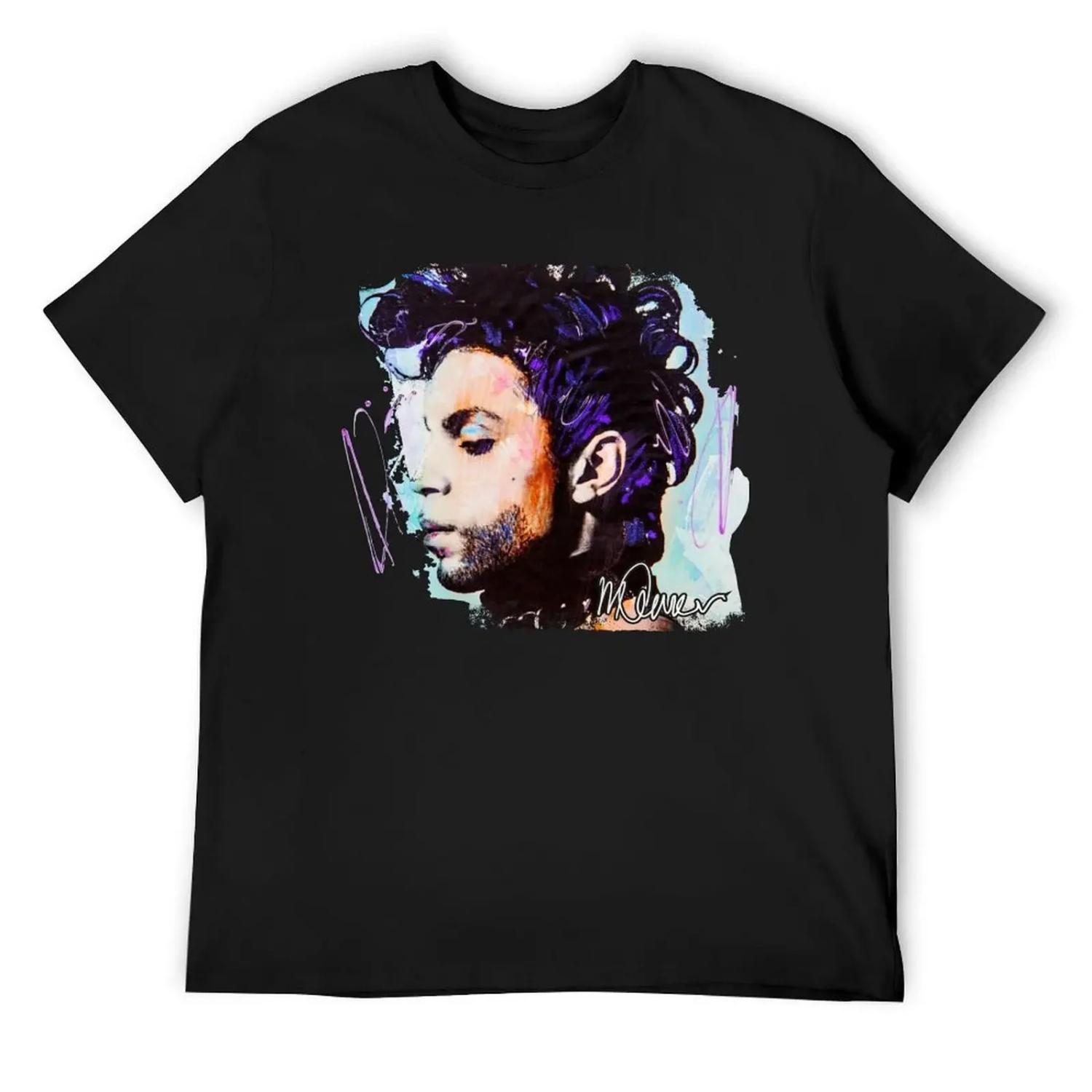 

Prince – Iconic Music Legend Portrait Artwork T-Shirt vintage graphic tee T-shirts oversize funny costumes T-shirt men XXXXXL чорний