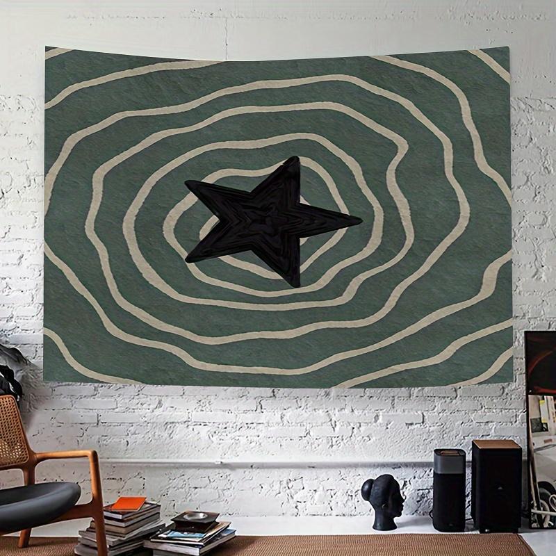 Abstract Star Modern Art Tapestry Unique Design for Home Decor Adds Style and Elegance and Charm to Any Room