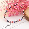 Ximang Fashion Jewelry Ximang Bracelet Enamel Bohemian Multicolor Half Tila Beads Elastic Stretch Bracelets for Women Jewellery