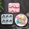 6 Cavity 3d Different Unicorn-shaped Silicone Mold Fondant Candy Chocolate Mould Handmade Soap Ice Cube Molds Cake Decoration