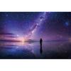 Kagaya Galaxy by the Shore of the Milky Way Uyun Salt Lake 1000-Piece Jigsaw Puzzle 50 X 75 Cm Includes Postcard Glue Spatula Service Card and