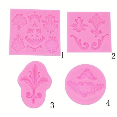 European Relief Molding Silicone Mold Ultra Light Clay Epoxy Fondant Chocolate Cake Decoration Mold