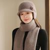 Neuer Stil Damenmode Winter Warmhalten Anzug Weiblich Dandy Mützen für Frauen Lässige Kaninchenfellmischung Strickmütze Wintermütze Set