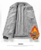 Men's Slim Fit Denim Jacket with Fleece Lining and Lambswool, 2025 Korean Style, Casual Lapel Design