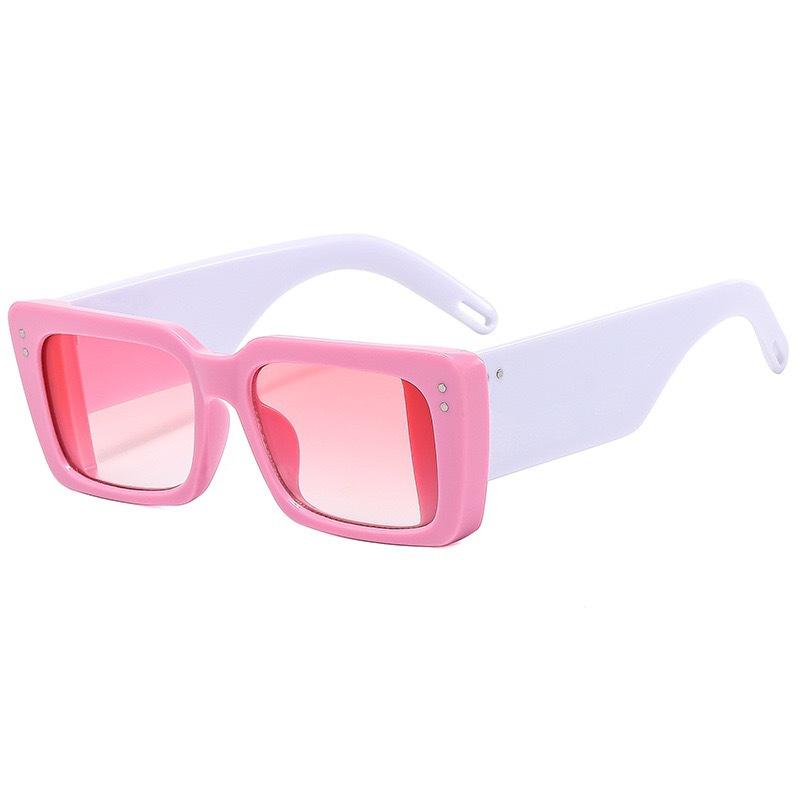 Retro Square Wide-Leg Sunglasses, Trendy Midin Sunglasses, Hip-Hop Personalized Glasses.