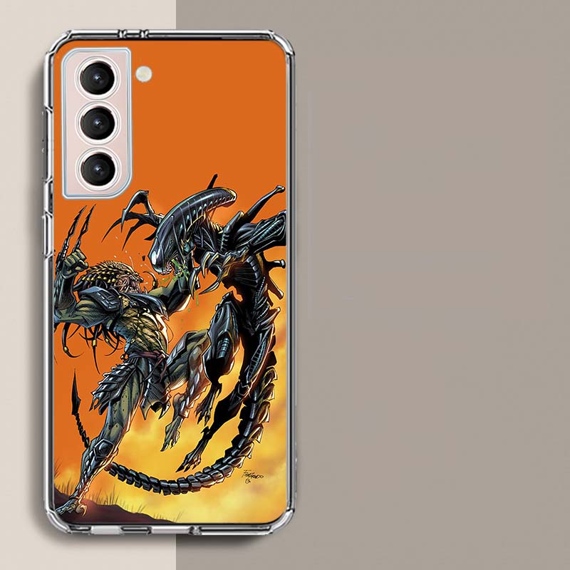 Alien Vs Predator Phone Case For Galaxy A14 A24 A34 A54 Samsung A02S A12 A22 A32 A42 A52 A72 A13 A33 A53 5G A03 A03S A23 A73 A20