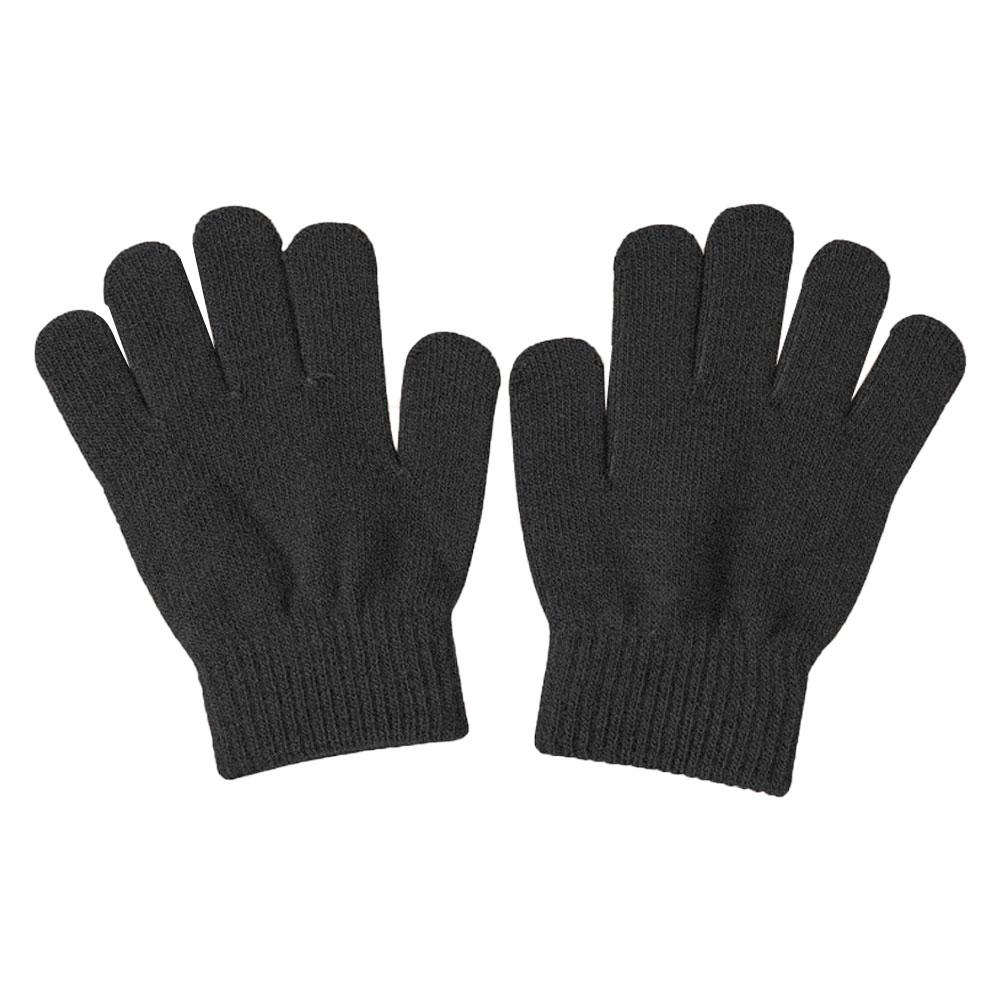 For 4-8 Years Old Kids Boys Girls Winter Cold And Warm Gloves Children Gloves Winter Knitted Full Finger Gloves Unisex Solid