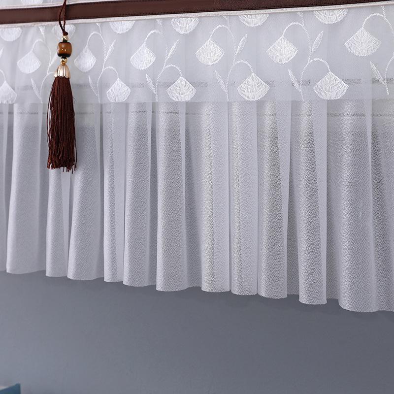 Chinese Style 2-HP Hanging Air Conditioner Dust Cover, Embroidered, Simple & Modern, Use Without Removing Windshield