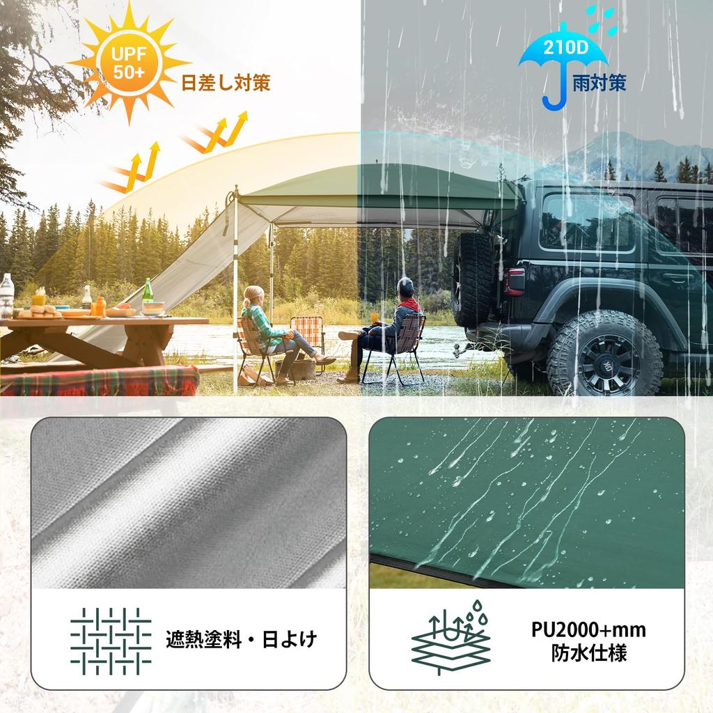 GOTIDY Tarp Side Sheet (1 Piece) UV-Treated 210D Oxford Fabric, Highly Durable