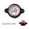 Car Motorcycle Styling Thermo Radiator Cap Tank Cover Water Temperature Gauge with Utility Safe 0.9 Bar/ 1.1 Bar/1.3 Bar