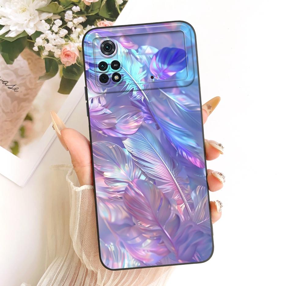 For Xiaomi Poco M4 Pro 4G Case Cool Owl Dragon Painted Cover Soft Silicone Phone Case For Xiaomi Poco X4 Pro PocoM4 Pro 5G Shell