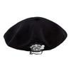 Comfortable Beret Cap for Stage Performers Daily Wear Theme Party Wool Blend Domed Hat for Women Winter Autumn Wear