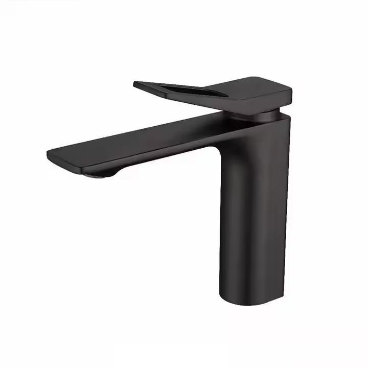 Single Hole Single Handle Wash Basin Zinc Alloy Faucet Cold and Hot Water Sink Faucet Zinc Alloy Faucet Suitable for Sink (Black,Other)