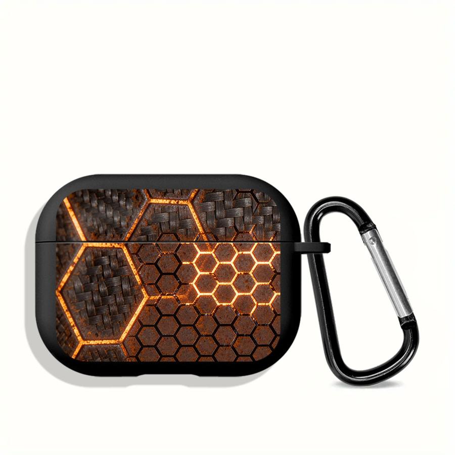 

Case For Airpods 3 4 Pro2 Pro 1 Pro3 2 Earphone Cases Cover Stainless Carbon Fiber Airpods 1