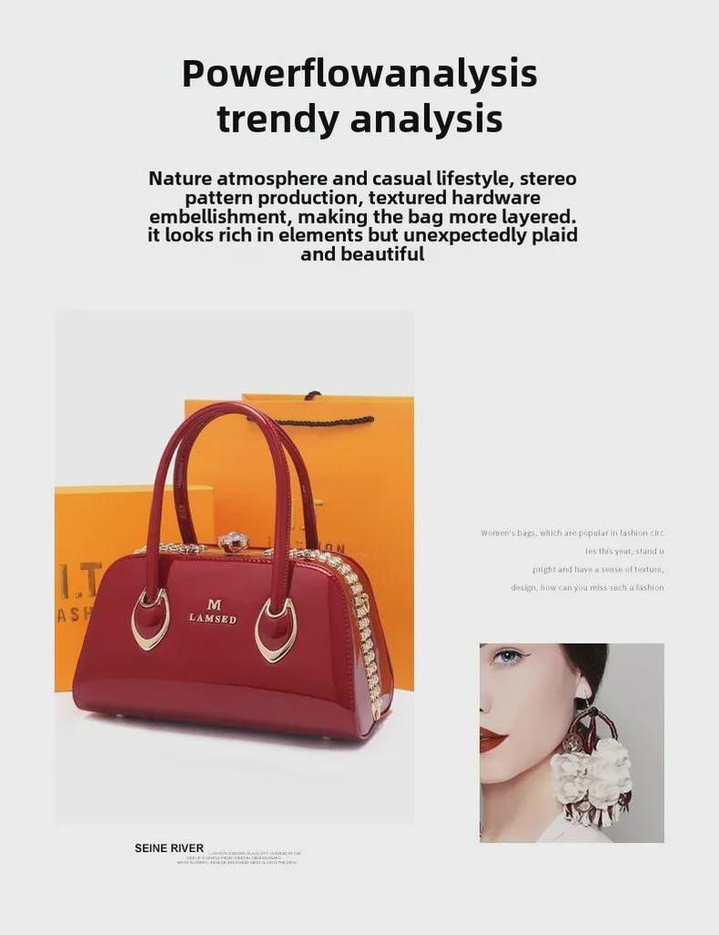 Trendy Dámská crossbody kabelka z pravé kůže 2025 - Všestranná pro matky středního věku