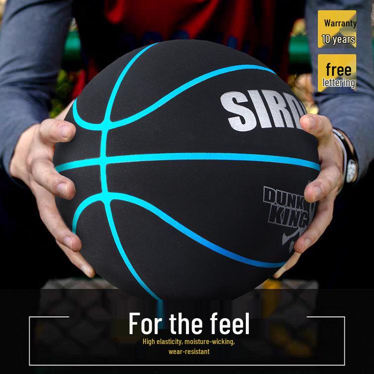 Sada Suede No. 7 Youth/Adult Indoor & Outdoor Basketball with Accessories
