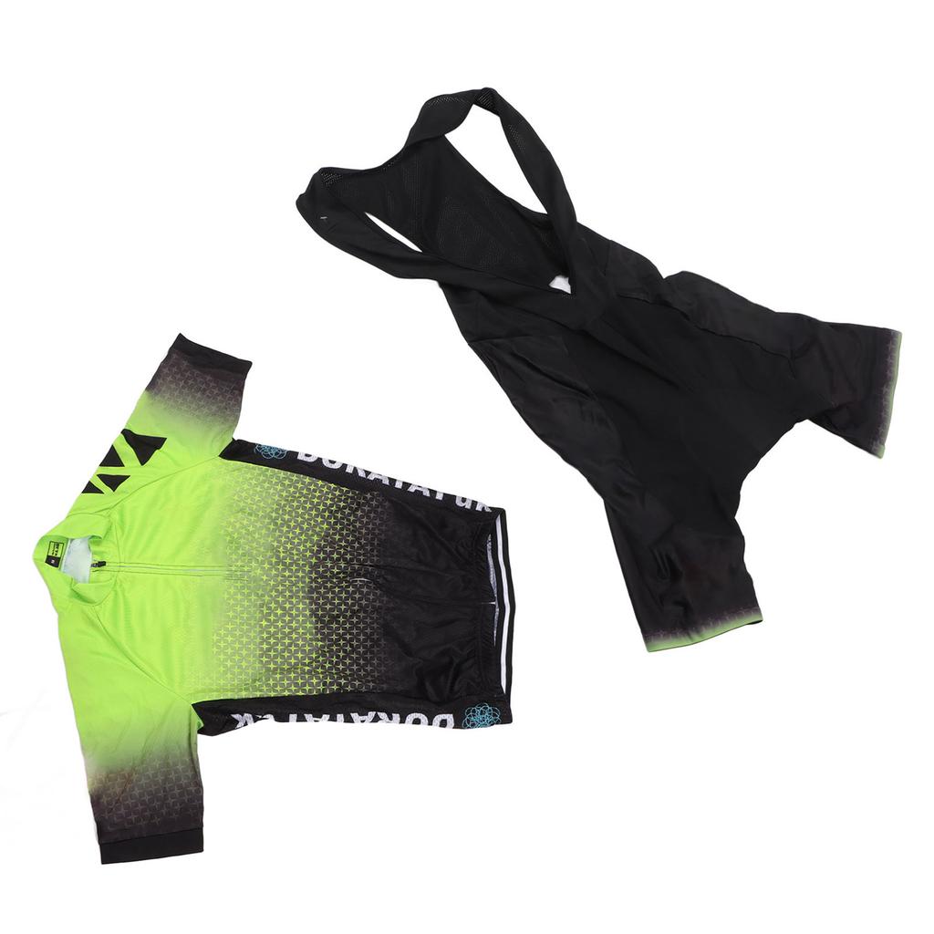 Completo da ciclismo Salopette Set M Rete traspirante Poliestere Asciugatura rapida Abbigliamento da ciclismo confortevole per
