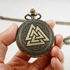 10pcs/lot Wholesale Classic Vintage Quartz Pocket Watches Men Steampunk Chain Watches Gift Clock Relógio De Bolso