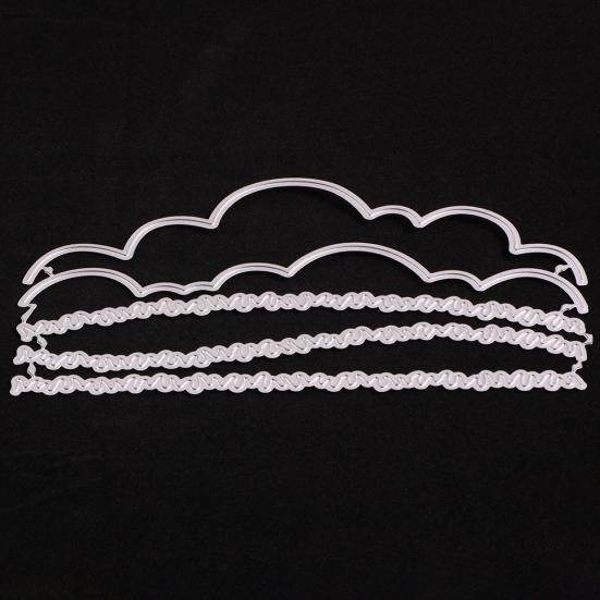 Cloud Grass Border Embossing Cutting Die DIY Craft Stencil Scrapbook Mold Decor