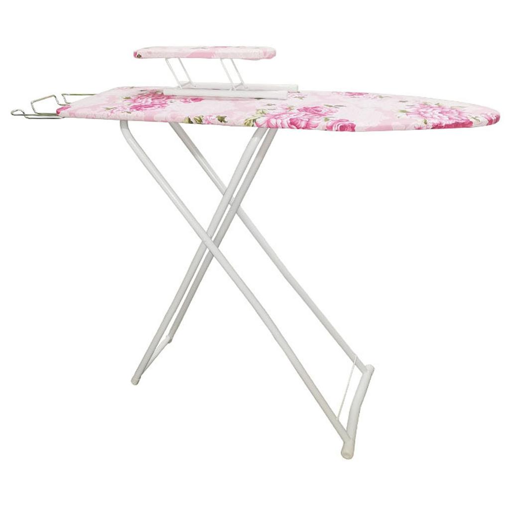 Tabletop Ironing Board Foldable Lengthen 36inch Stable Floral Pattern with Sleeve Iron Board for Sewing Craft Room