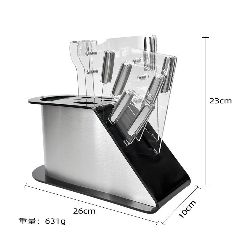 

Stainless Steel Multi-purpose Kitchen Knife Rack Chopstick Scissors Storage Bucket Rust-proof and Durable Household Storage Rack