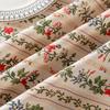 French Printed Tablecloth Waterproof Oil Resistant Wear-resistant Dining Tablecloth Floral Fringed Tablecloth Tea Table Decorate