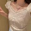 French Retro Pearl Double-Layer Necklace: Elegant Millet Bead Women's Luxury Clavicle Chain Choker