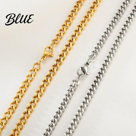Minimalist Necklace Chain for Men Women Black Thin
