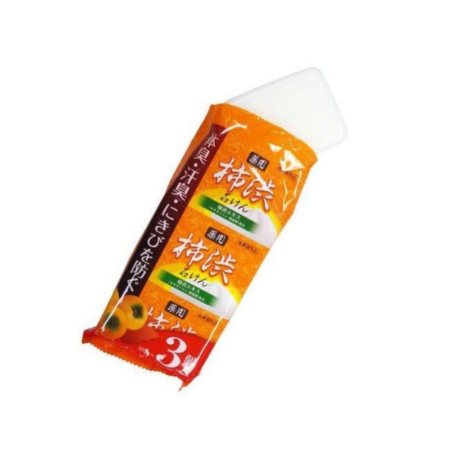 Persimmon Tannin Soap 100g X 9 Packs Bags X 3 Contains Persimmon Persimmon and Moisturizers (3 Soaps) Extract, Tannins,
