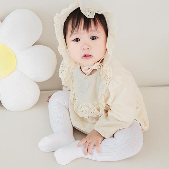 1 Pair Baby Long Knee-High Socks for Spring & Fall Soft Skin-Friendly Cotton Socks Breathable Anti-Slip Fungus Resistant Kids Socks