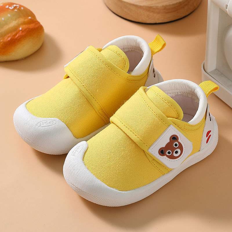 

Toddler shoes baby boy breathable 0-1-3 years old 2 spring and autumn female infants soft sole non-slip cloth shoes inner length 15.0CM 21 yards