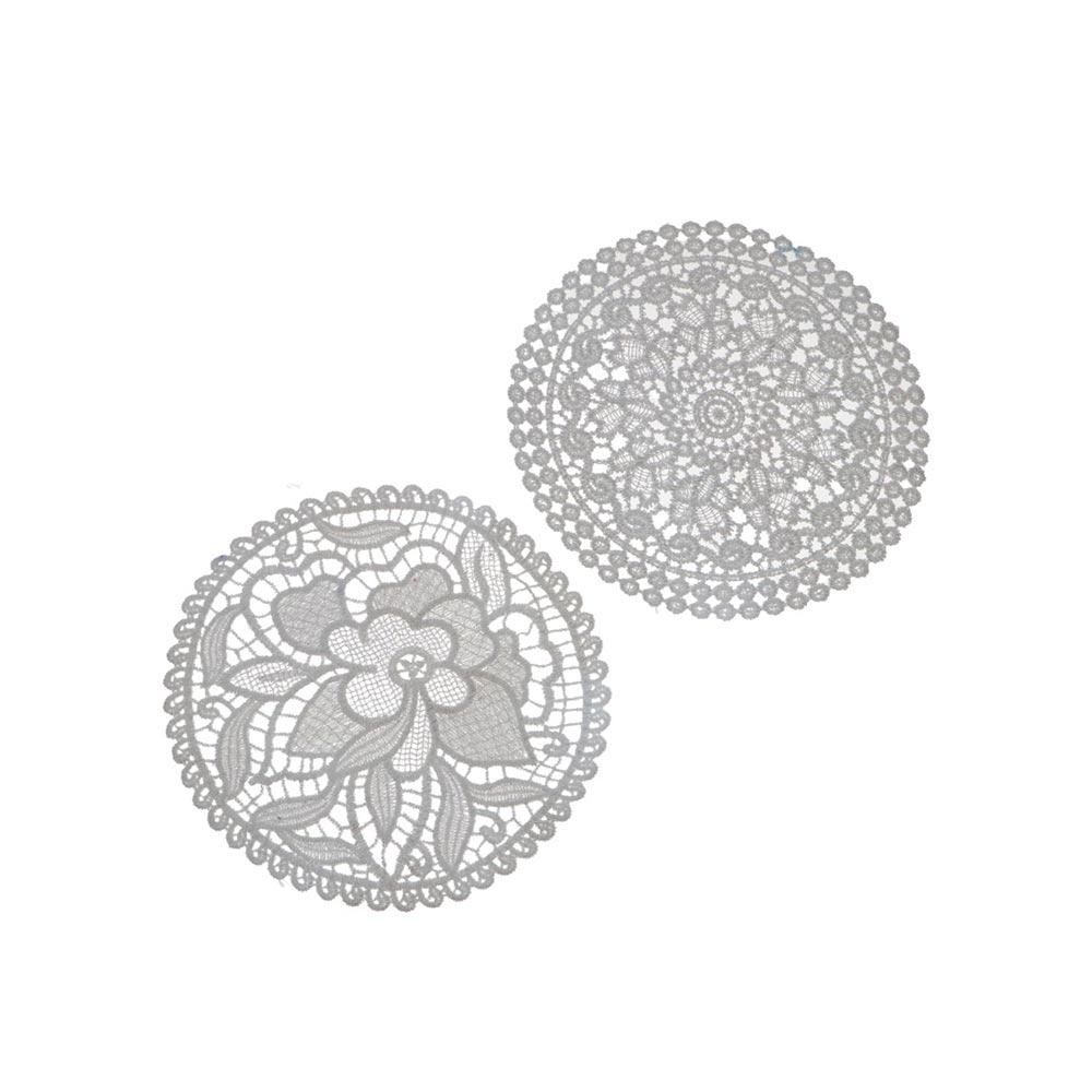 Hollow Round Tablecloth Crochet Lace Cup Mat Coaster Pad Placemat Doily