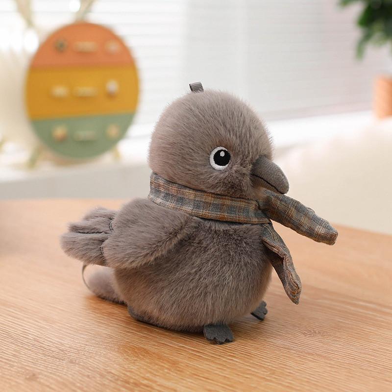 Jouet Peluche Bouquet d'Oiseaux Support Magnétique pour Épaule Pigeons Perroquets Cadeau Pour Femmes