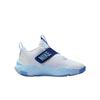 Nike Team Hustle D12 GS Psychic Blue Kids Sneakers White Midnight-Navy University-Blue HF6279-100