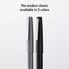 LAMY 2000 Metal Fountain Pen EF Nib 14K Gold Platinum-Plated Matte Finish Stainless Steel Body