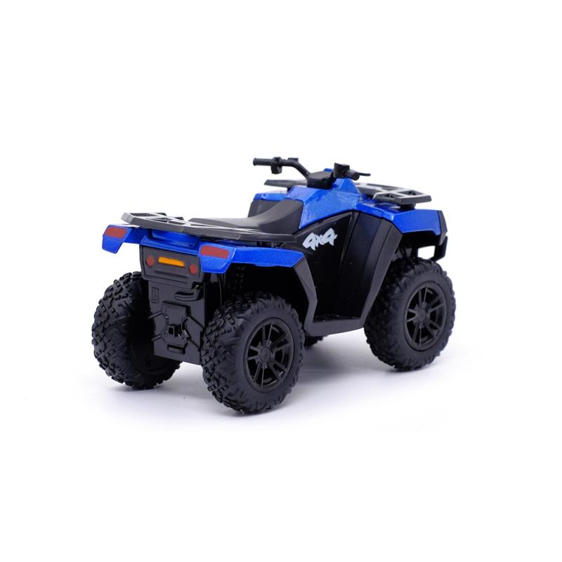 RMZ CITY ATV All Terrain Beach Off-road Vehicle Alloy Diecast Car Model Toy With Pull Back For Children Gifts Toy Collection