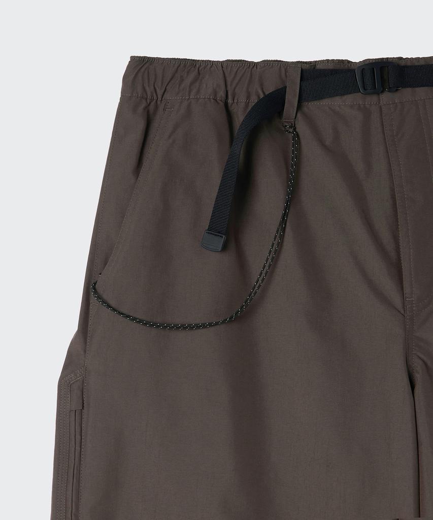 MUSINSA STANDARD [City Leisure] Np Side Zipper Parachute Pants [Mud Grey]