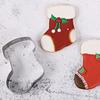1/2PCS Elk Snowflake Santa Claus Baking Tool Christmas Cookie Cutter Cake Mould Biscuit Mold