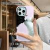 Phone Case: 2D Flat Design Suitable for iPhone 18, 17, 16, 15, 14, 13 Pro Film Protective Case, Couple Style, Black and White Cats, Christmas and Hall
